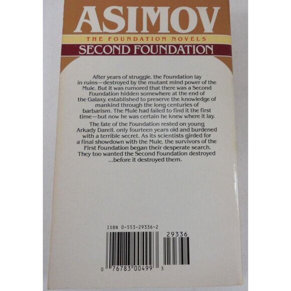 Isaac Asimov Lot of 4 Robots of Dawn Ballentine Books Foundation Books Bantam - Picture 7 of 9